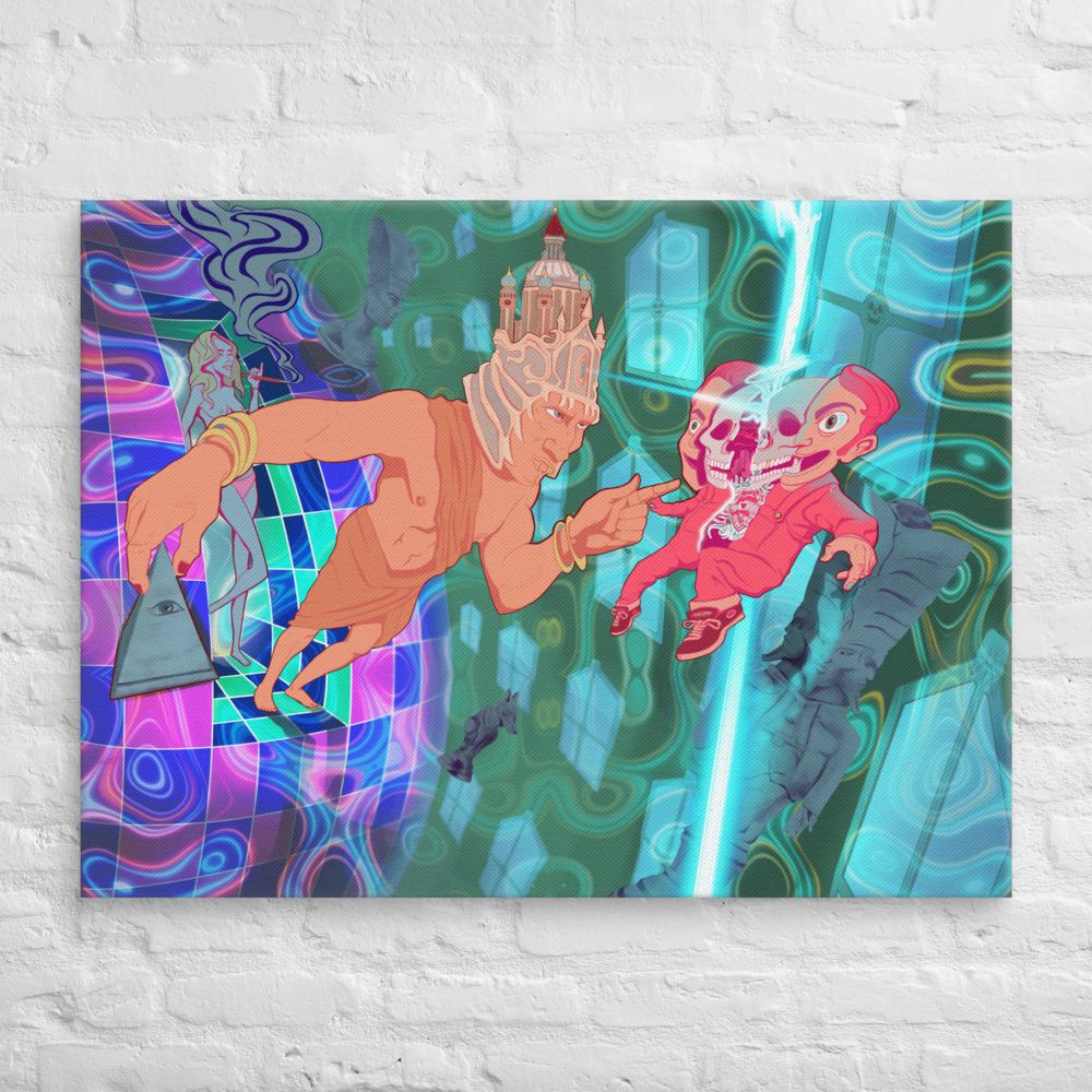 The Variant Space – Psychedelic Open Edition Canvas Print (30"x40")